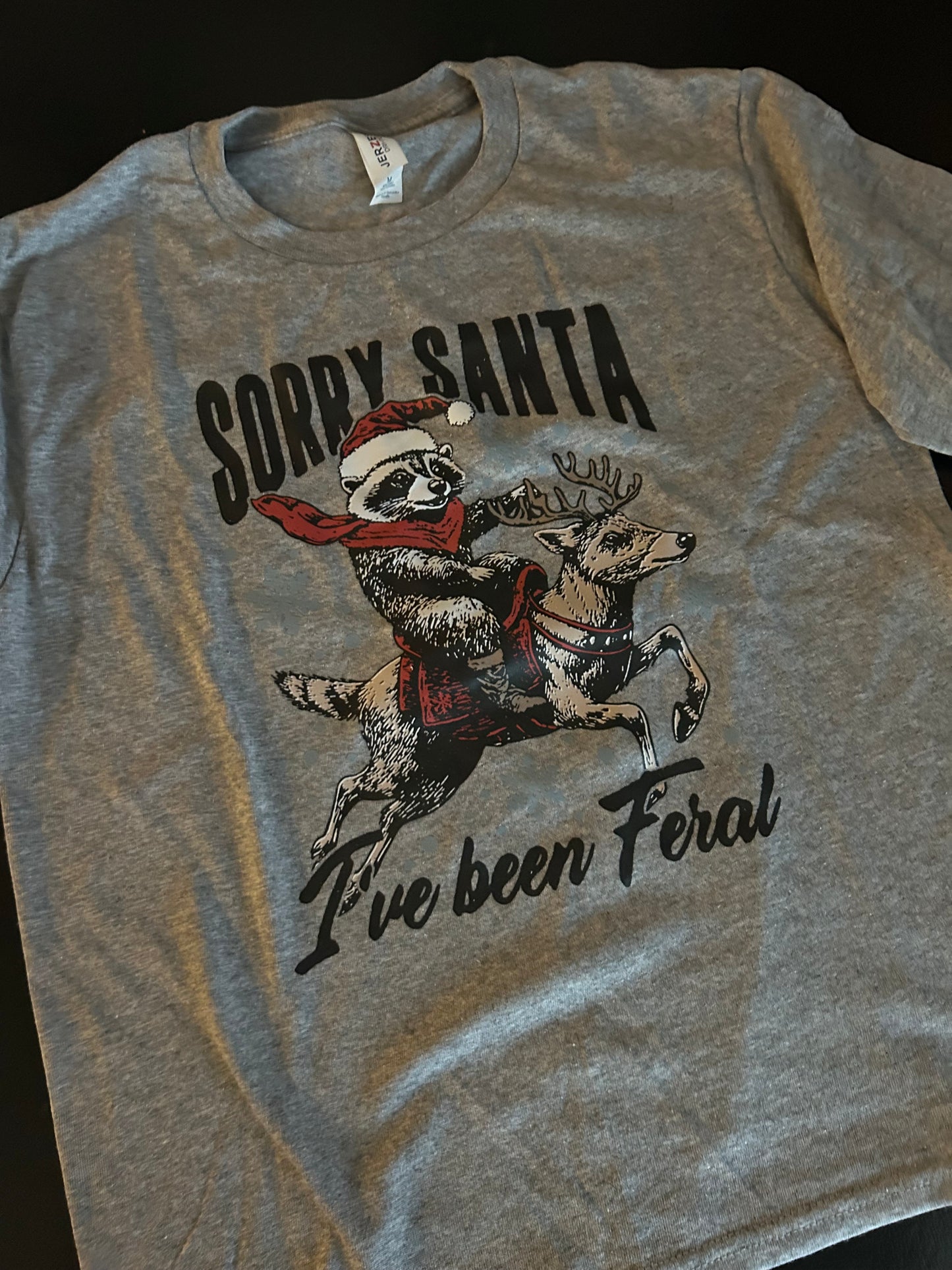 Sorry Santa Feral Youth Long Sleeve T-Shirt