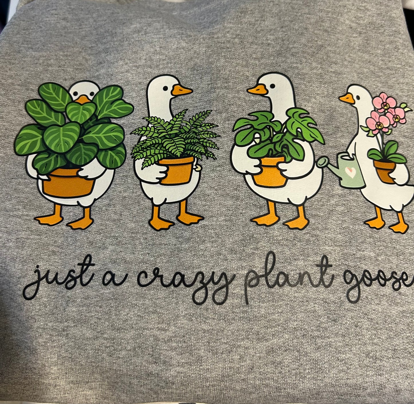 Just a Crazy Plant Goose - Sweater