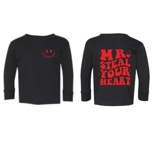 Mr. Steal Your Heart Long Sleeve T-Shirt - TODDLER