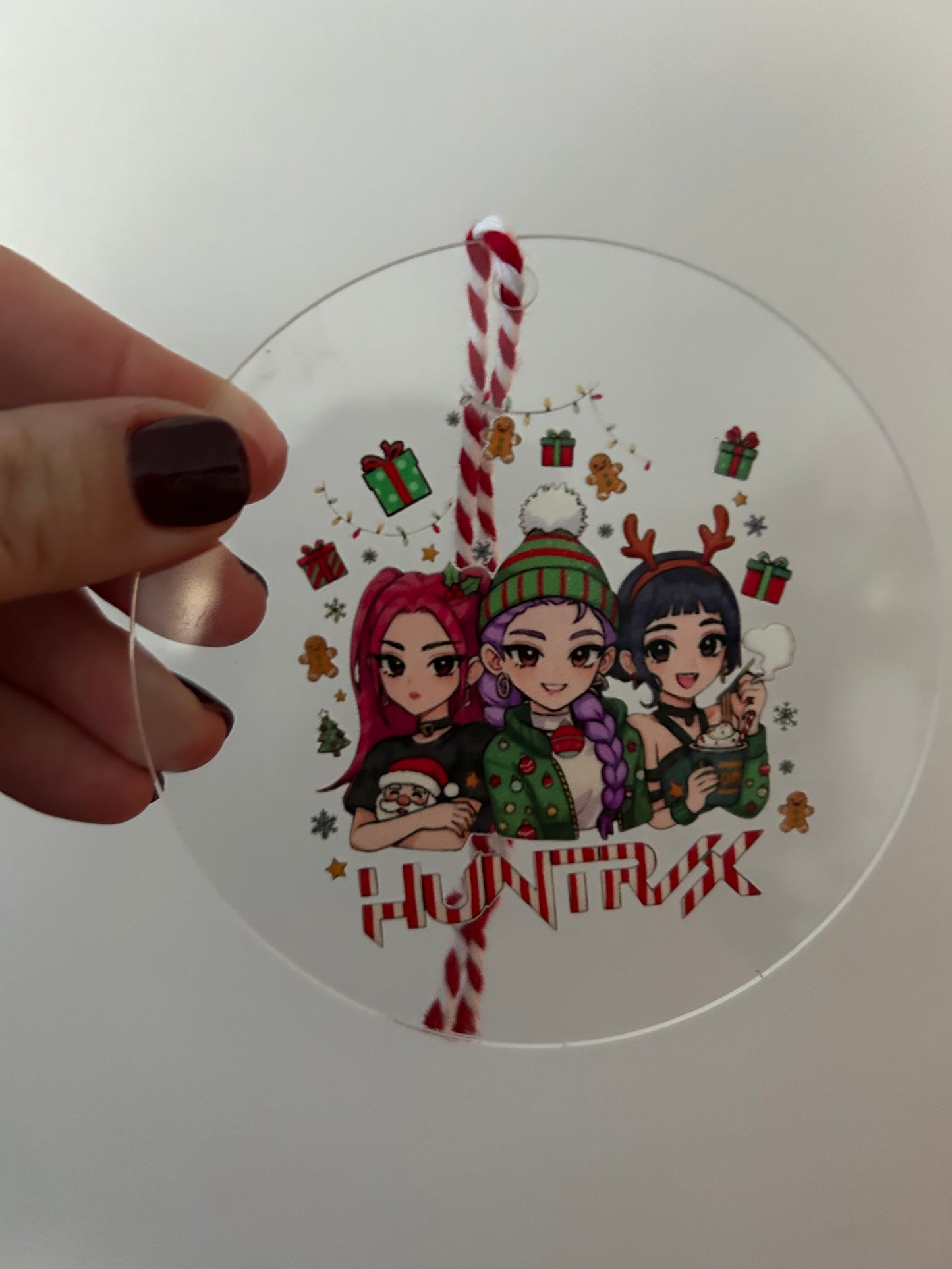 K-pop Huntrx holiday image Ornament
