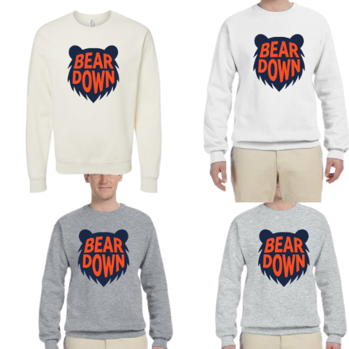 Bear Down Head Sweatshirt - Adult