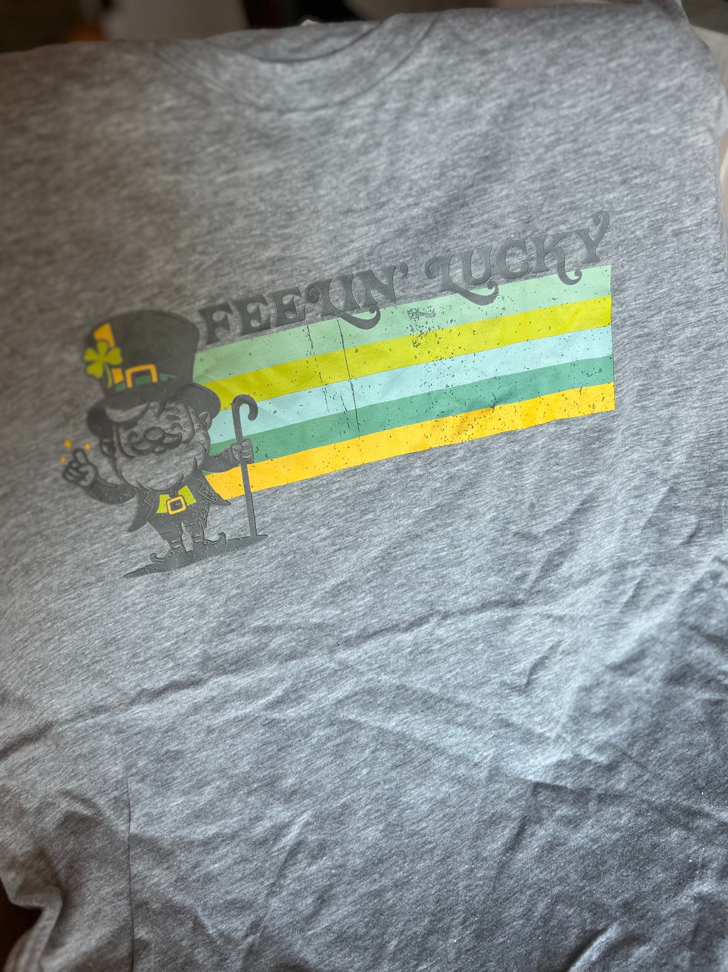 Feeling Lucky Leprechaun T-Shirt - Adult