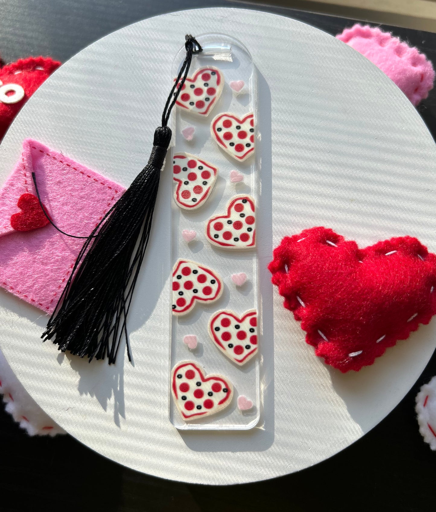 Bookmark - Pizza Hearts