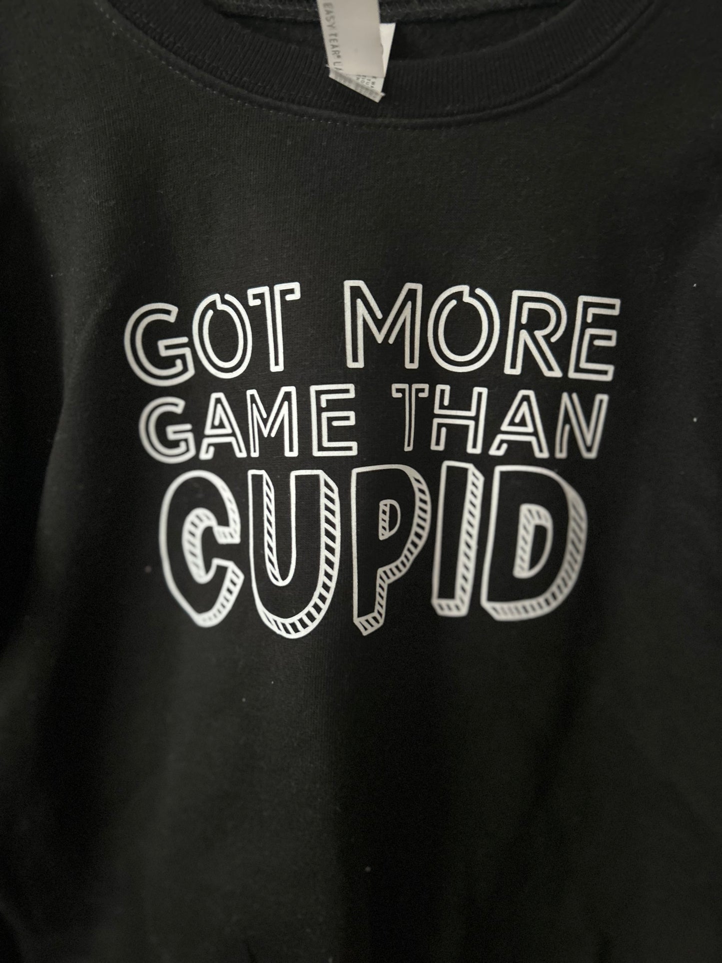 Got More Game than Cupid Sweatshirt - Toddler