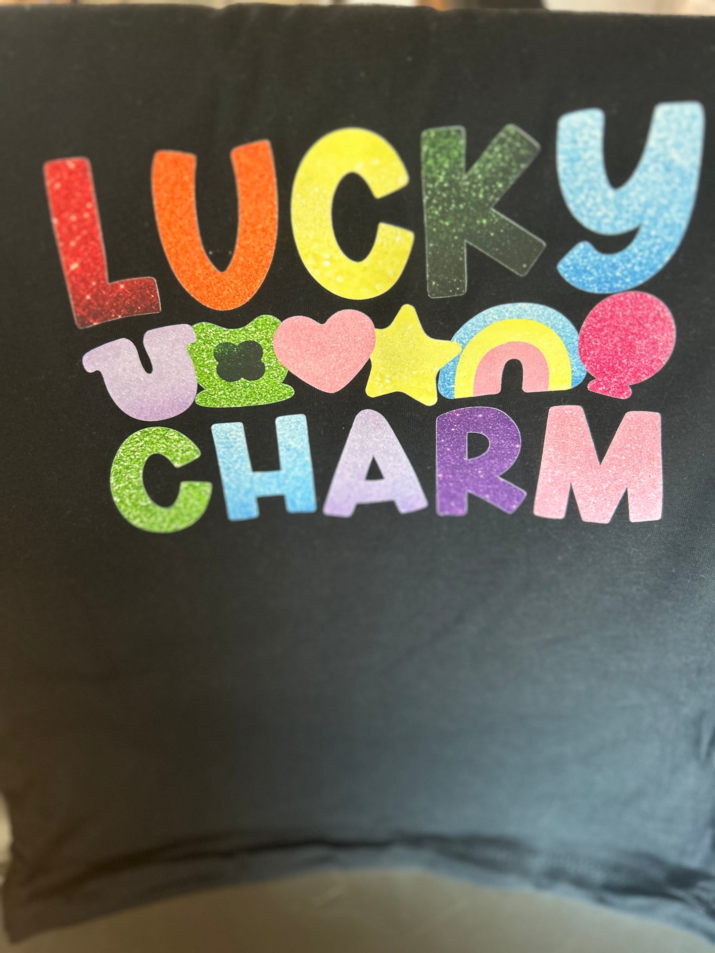 Lucky Charm Black T-Shirt - Toddler & Youth