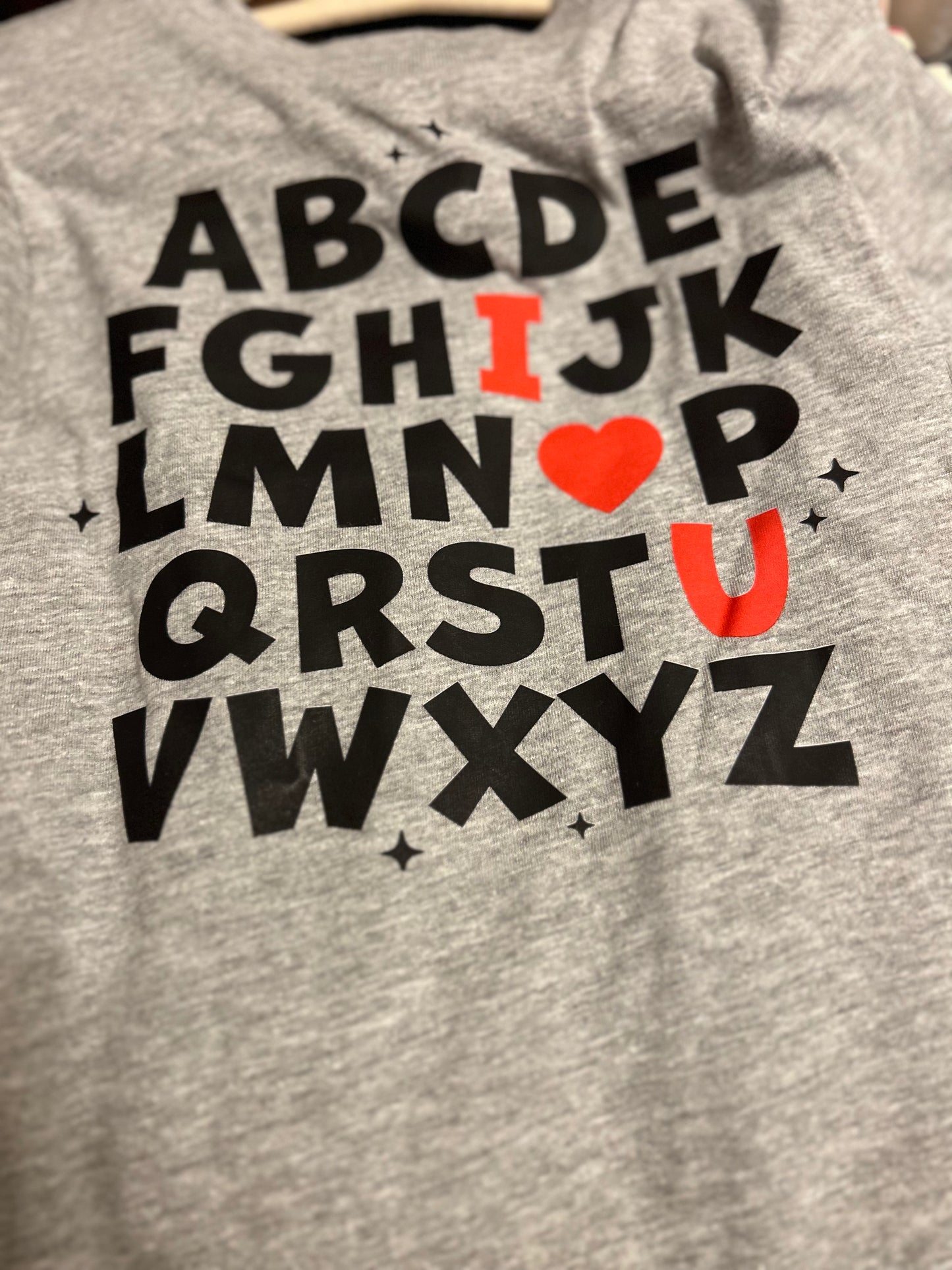 ABC I❤️U T-Shirt - Toddler