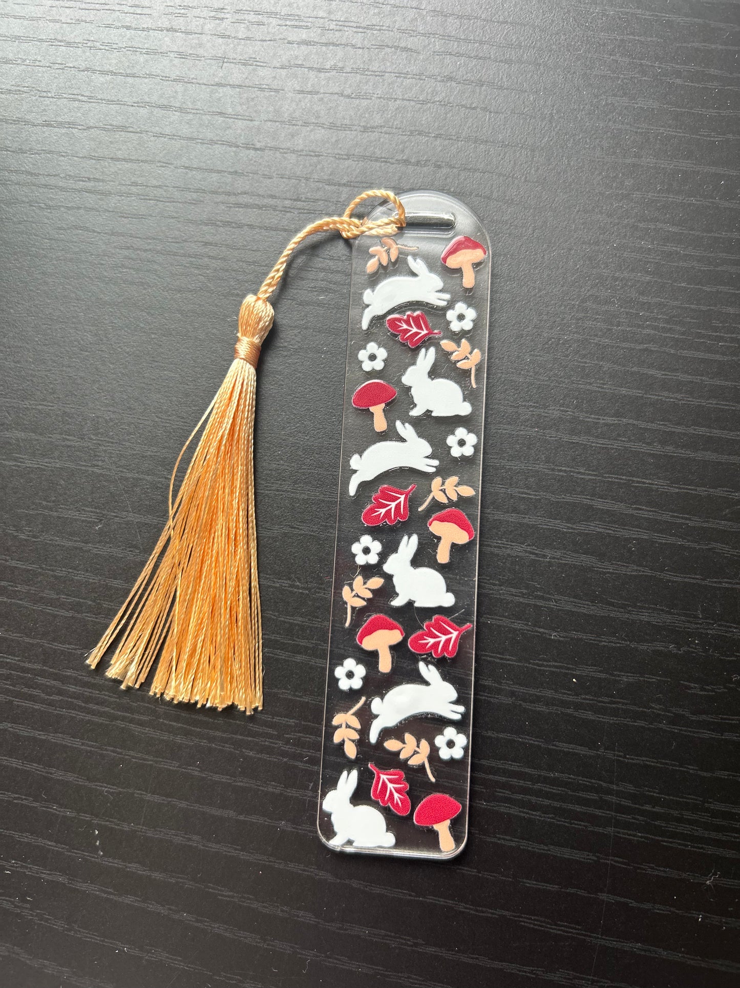 Bookmark - Bunnies & Mushrooms