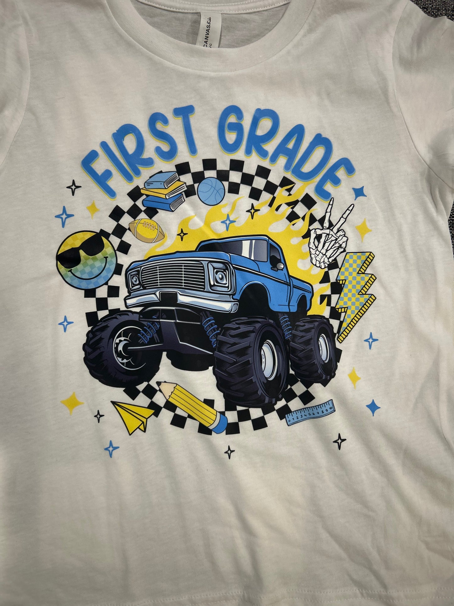 Monster Truck T-Shirt PreK - First Grade