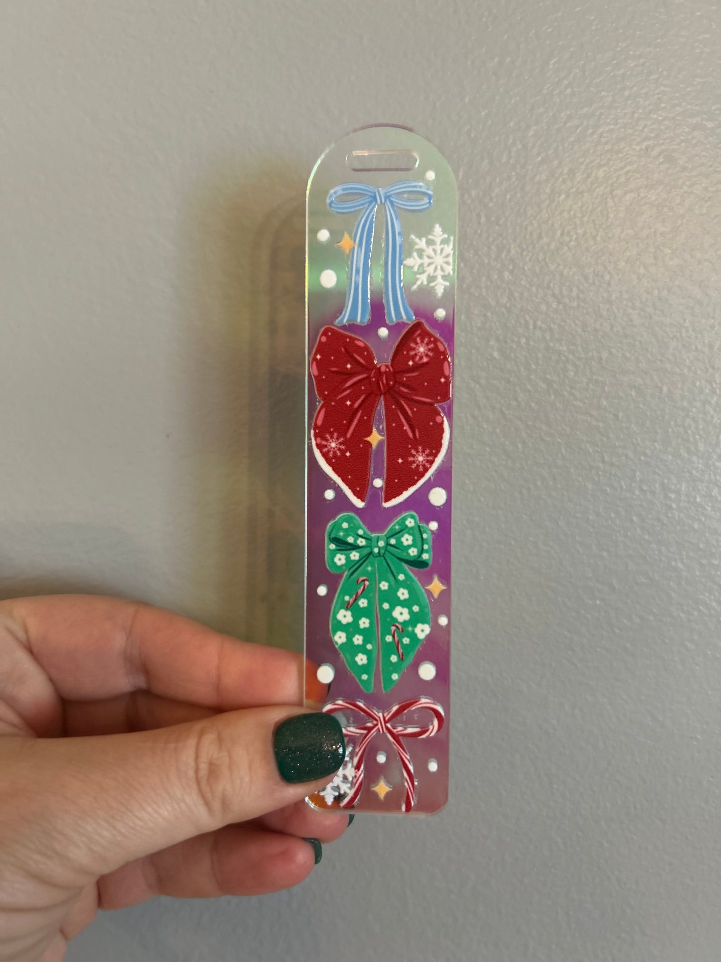 Holographic Holiday Bookmark Set 2