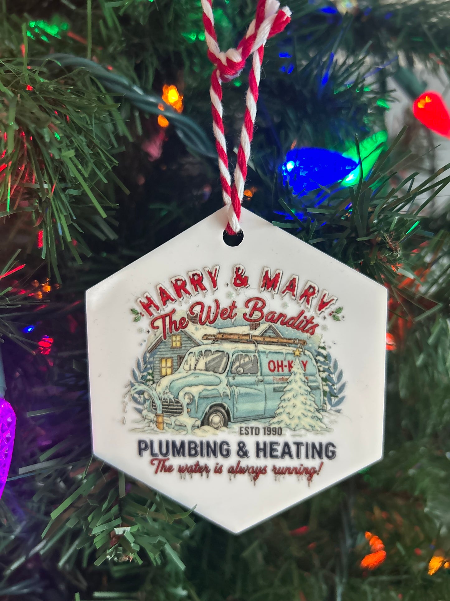 Harry + Marv Plumbing Ornament