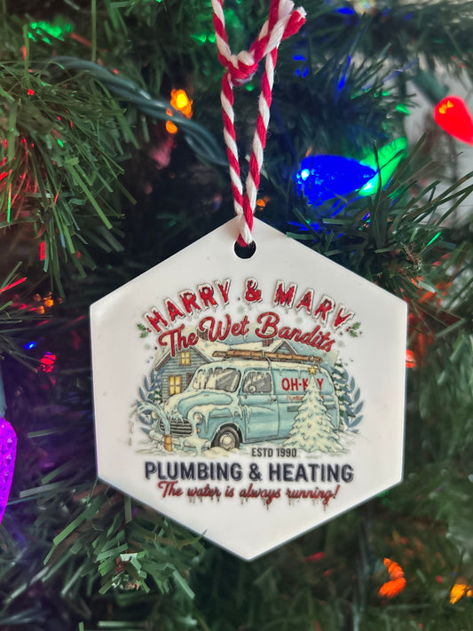 Harry + Marv Plumbing Ornament