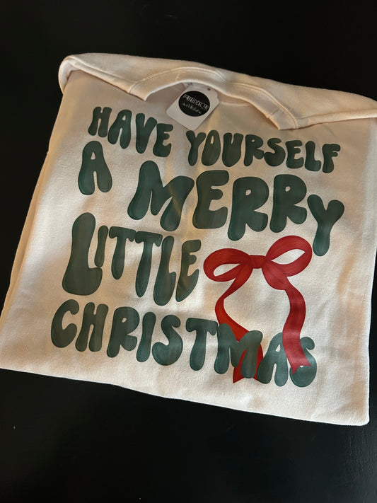 A Merry Little Christmas Sweatshirt - Adult