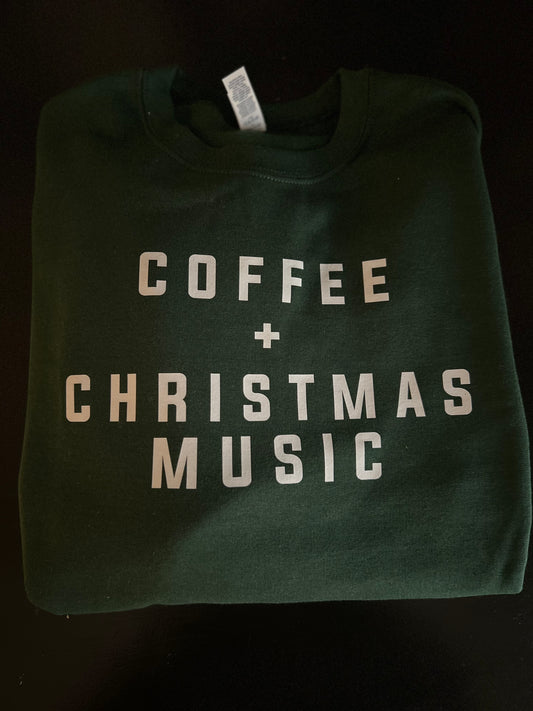 Coffee + Christmas Music Sweater