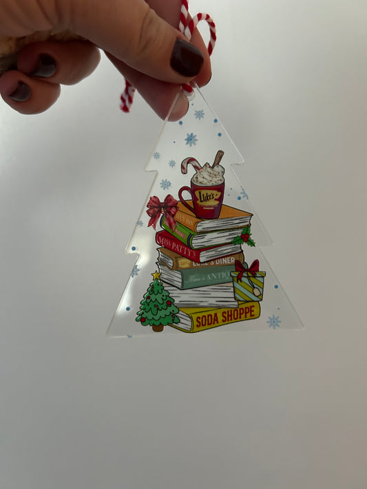 GG Book Stack - Ornament