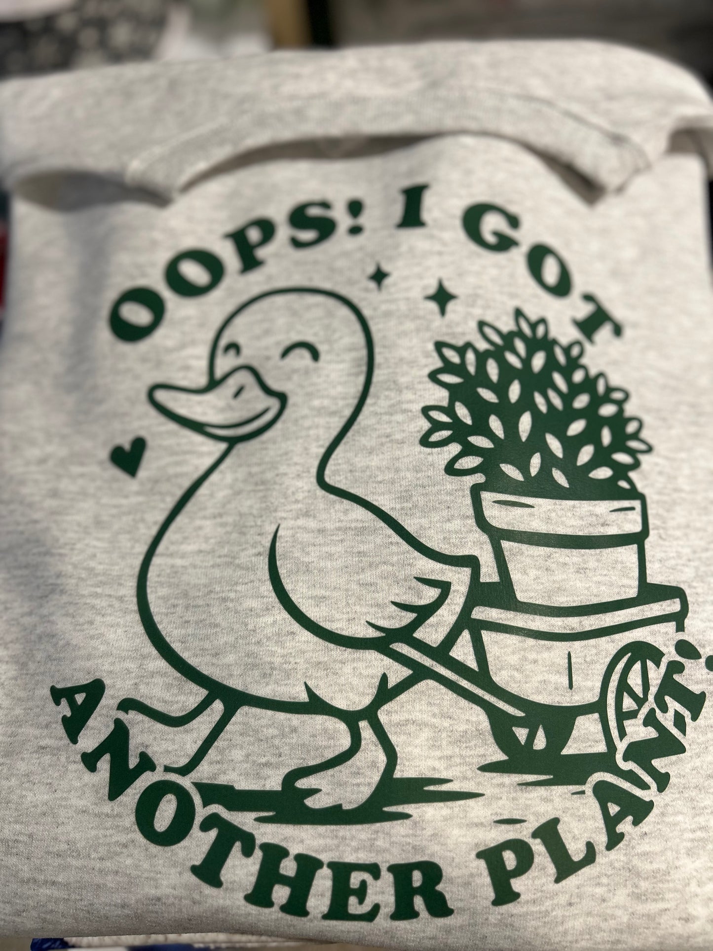 Oops I Got Another Plant with Duck - Sweater