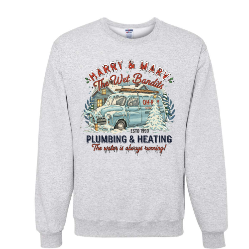 Harry + Marv Plumbing Sweater