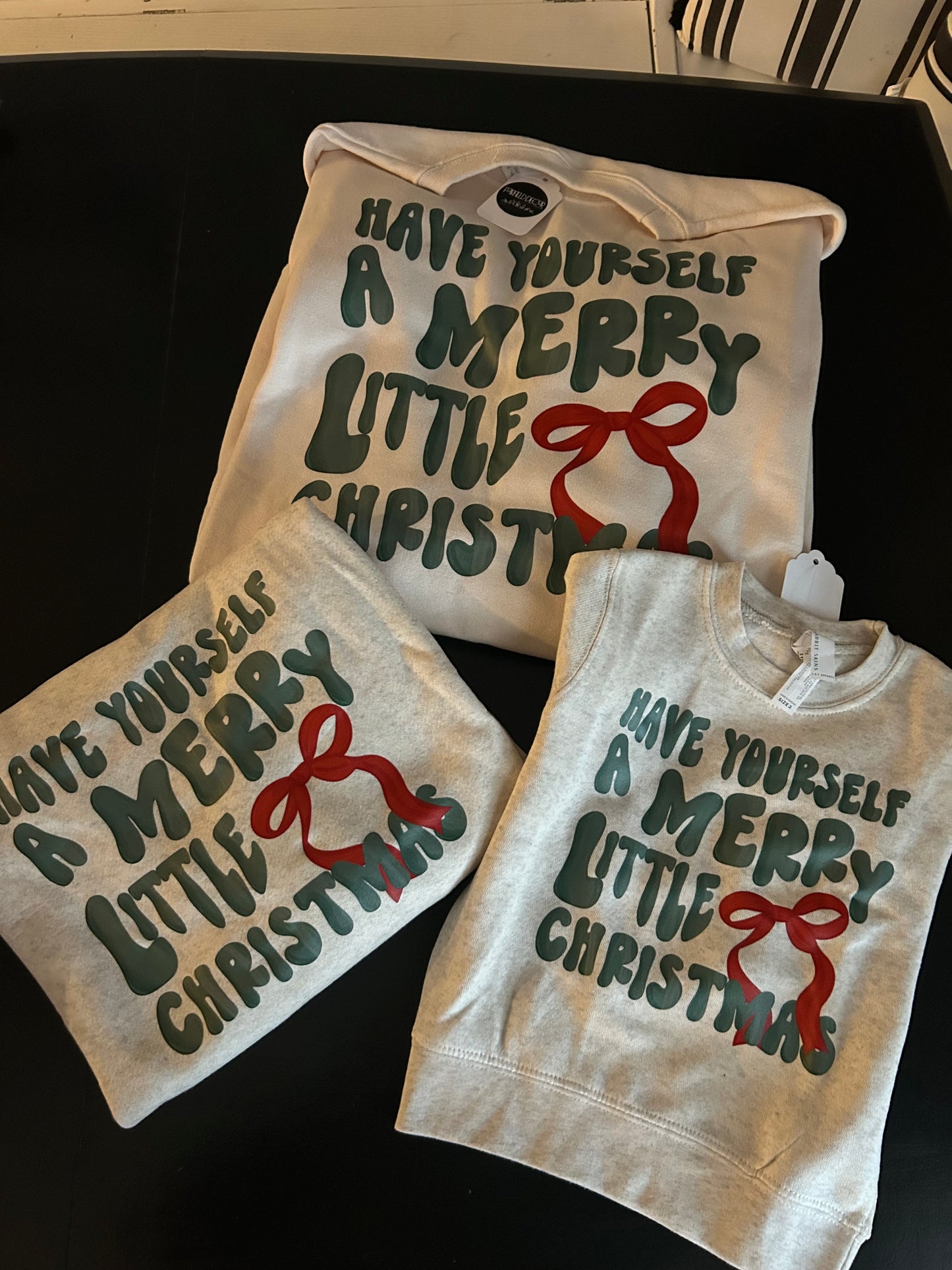 A Merry Little Christmas Sweatshirt - Adult
