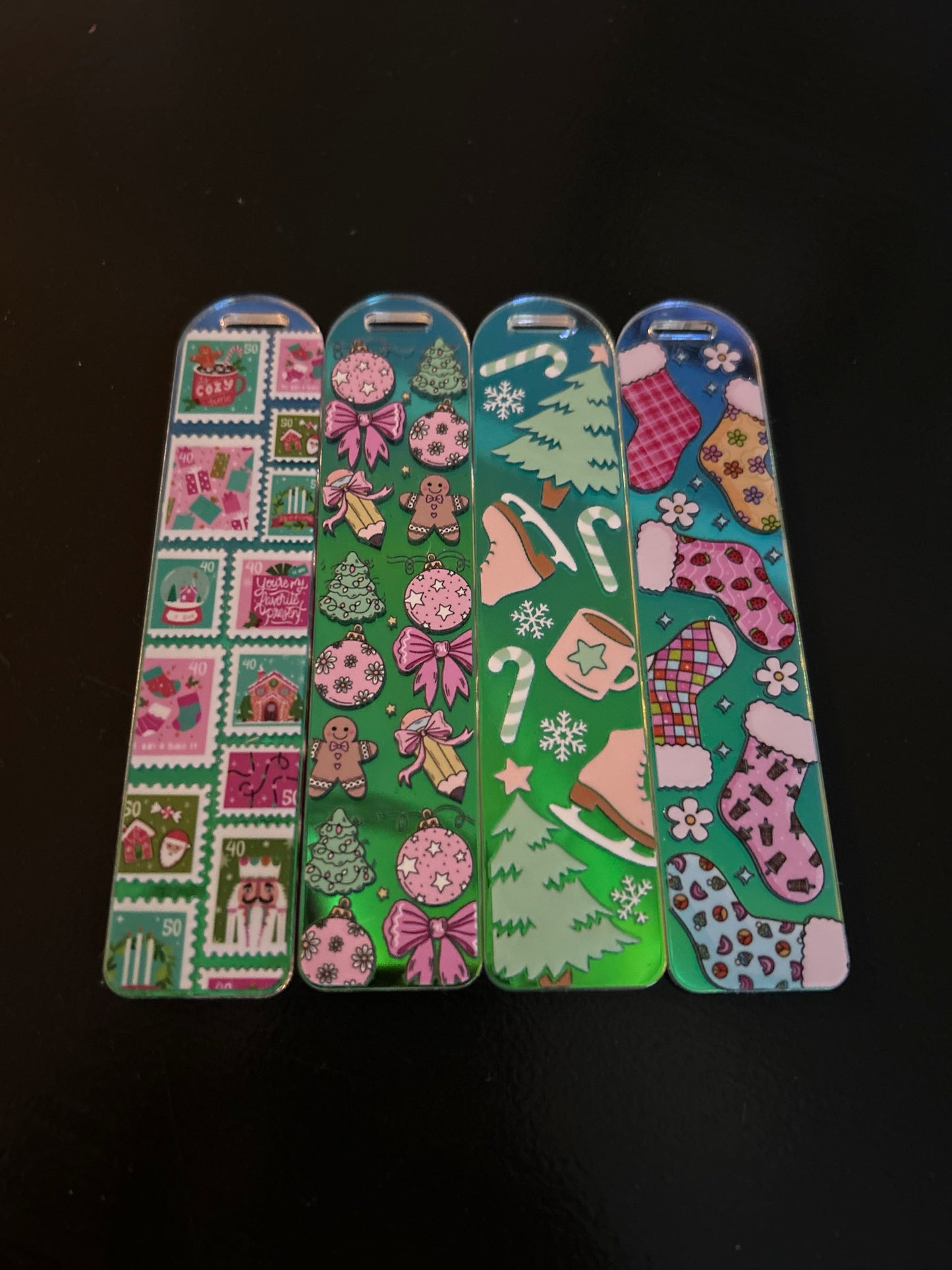 Holographic Holiday Bookmark