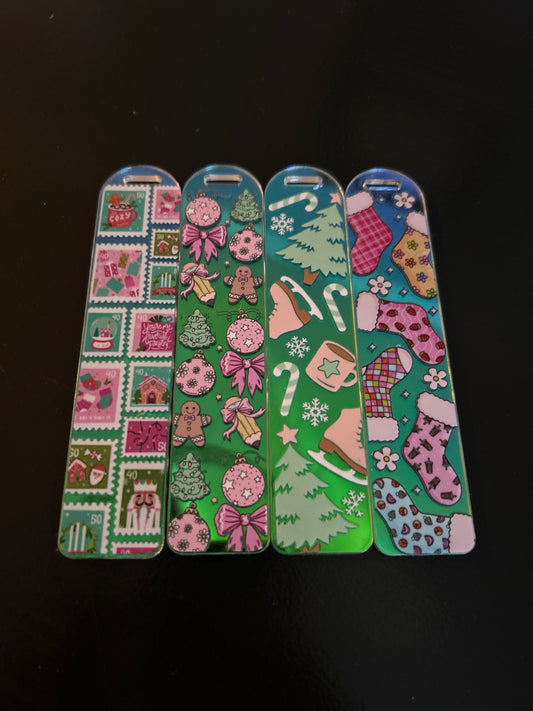 Holographic Holiday Bookmark