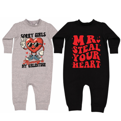Mr. Steal your Heart Long Sleeve Bodysuit