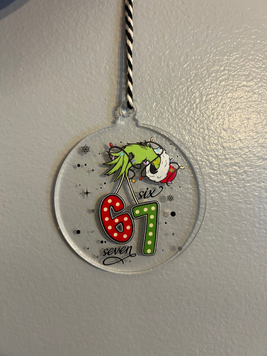 Green hand 6-7 Ornament