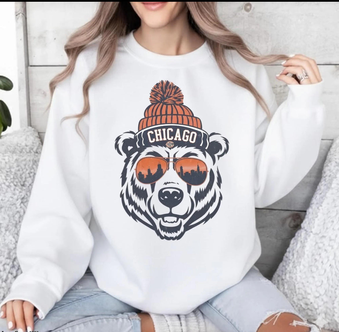 Bears Winter Hat - Sweatshirt - Adult