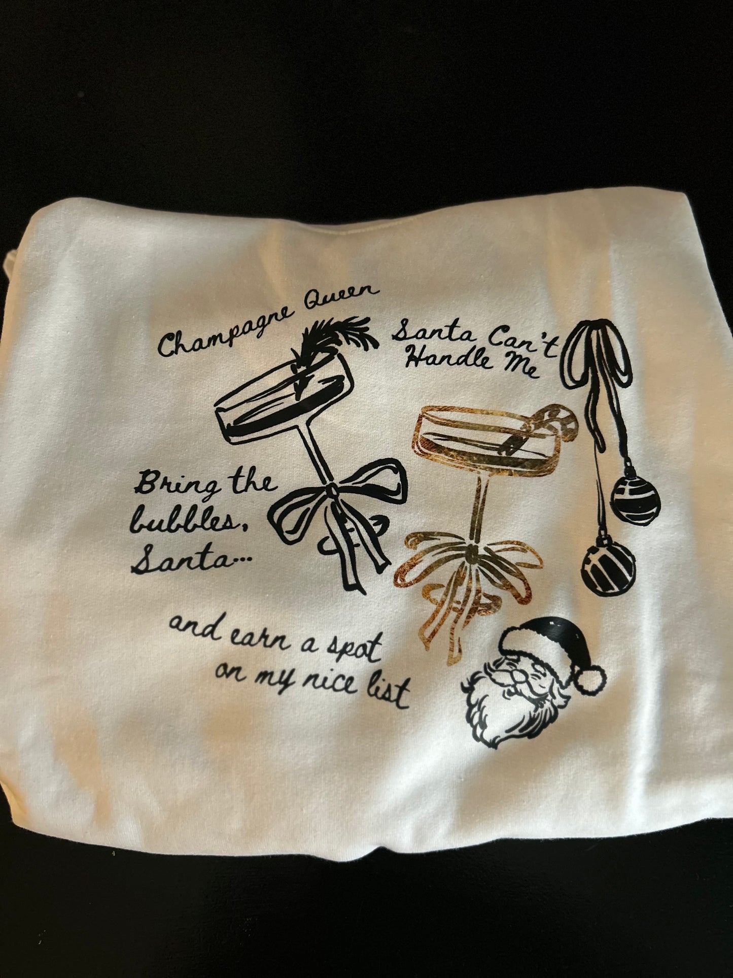 Santa's Champagne Queen