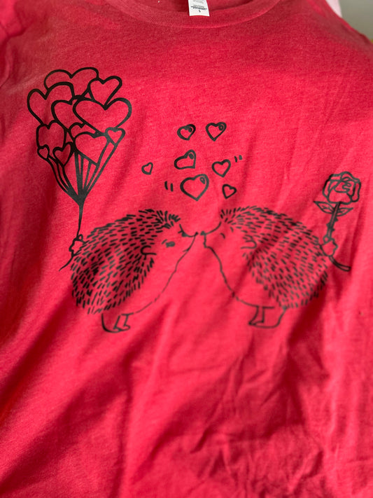 Kissing Hedgehogs T-Shirt