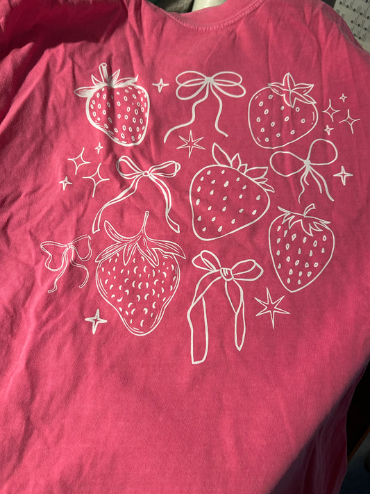 Strawberries and Bows T-Shirt