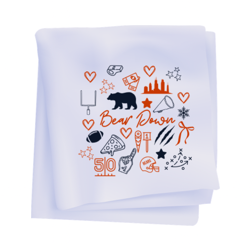 Chicago 💙🧡 Tea Towel