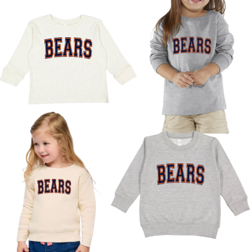Block Bears Long Sleeve T-Shirt - TODDLER and YOUTH
