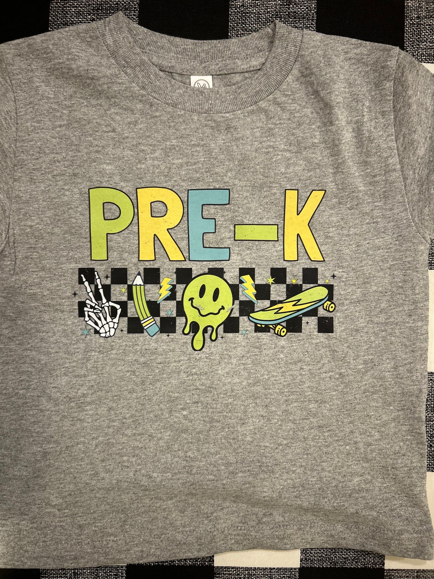 Smiley Skateboard T-Shirt PreK - First Grade