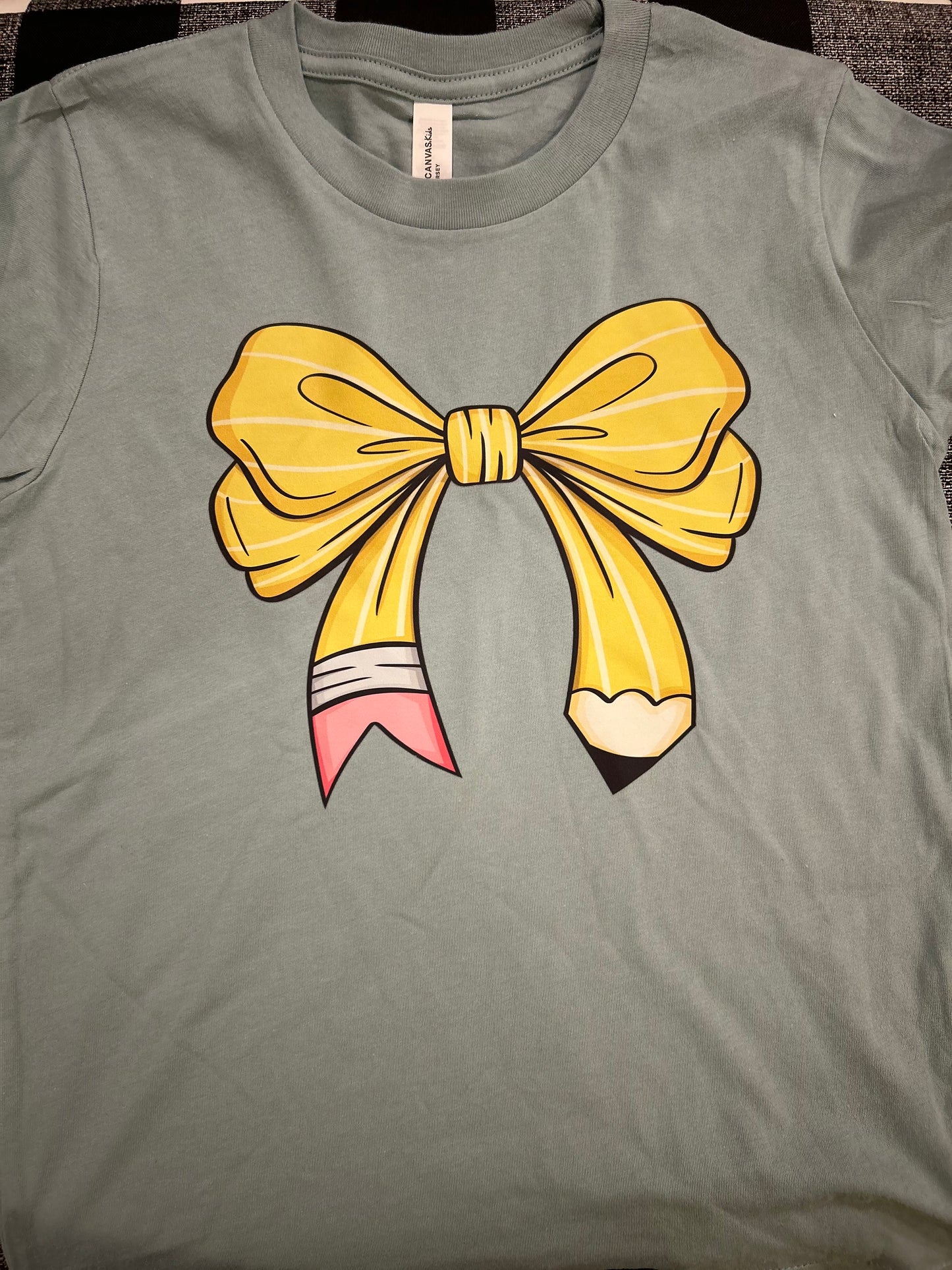 Pencil Bow T-Shirt - Youth