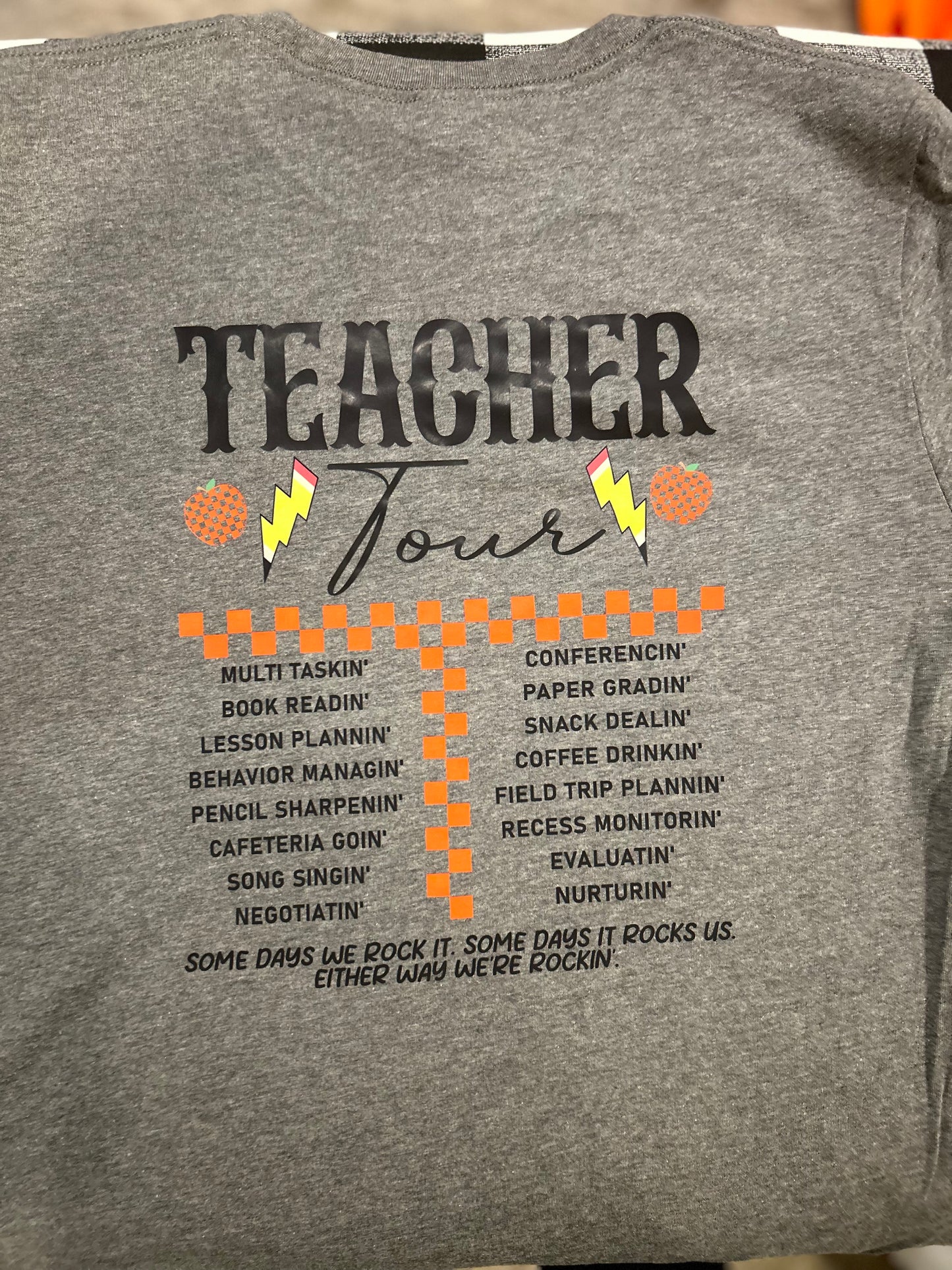 Rock 'N Roll Teacher Tour T-Shirt